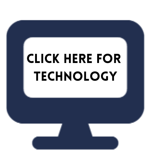 Icon of a computer screen with link that reads "CLIC HERE FOR TECHNOLOGY"