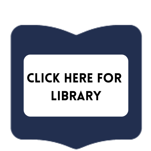 Icon of an open book with link that reads: "CLICK HERE FOR LIBRARY"